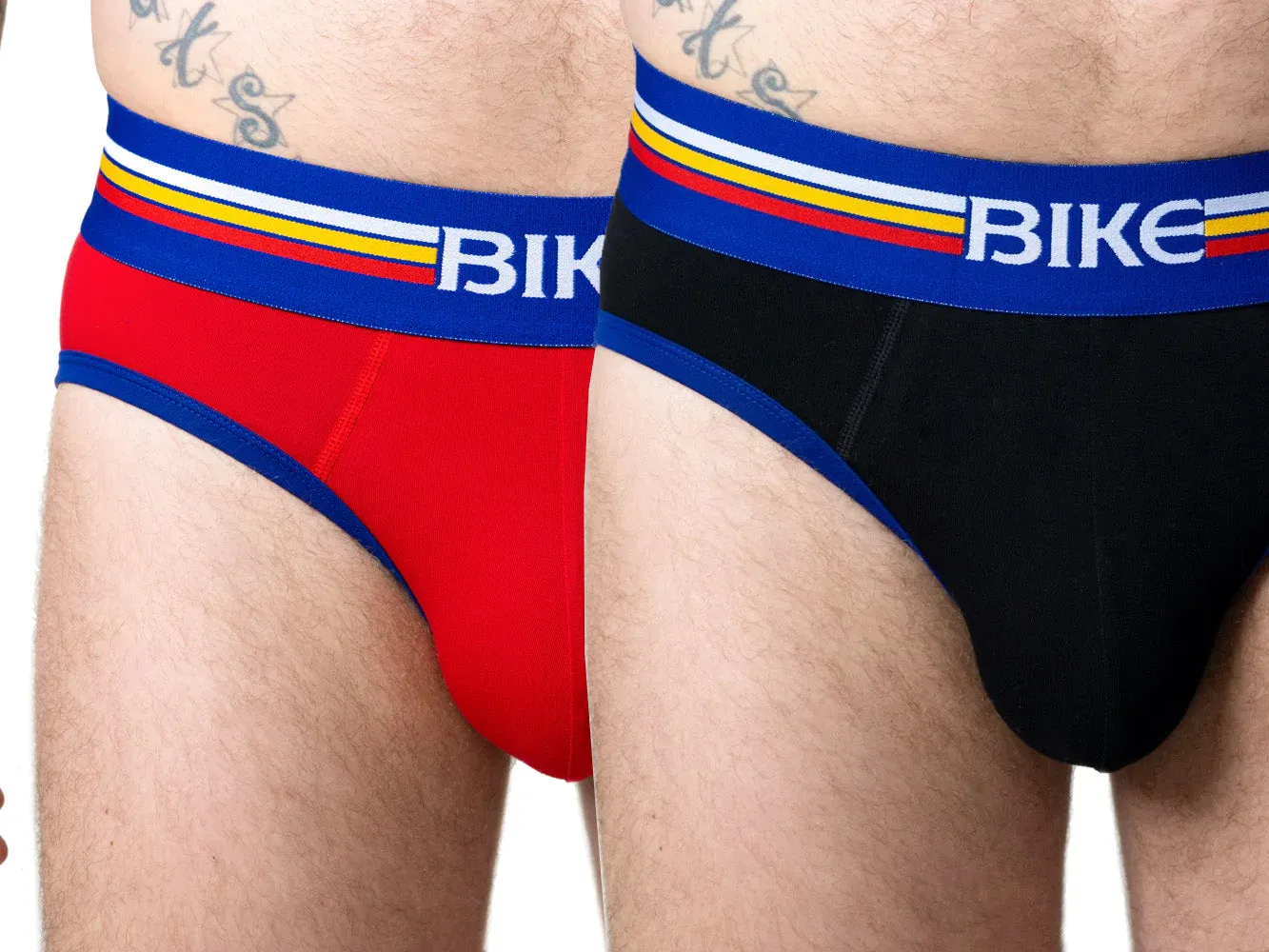 2-Pack BIKE® Briefs - Black/Red