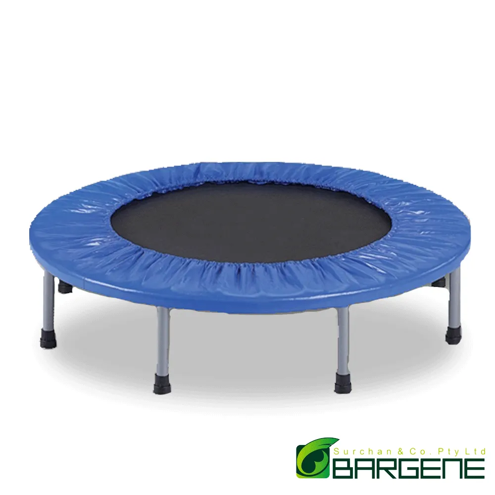 36" Mini Trampoline Jogger Rebounder Home Gym Workout Fitness Blue