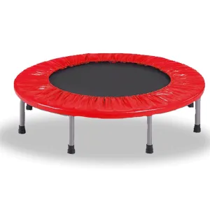 38" Mini Trampoline Jogger Rebounder Home Gym Workout Fitness Red