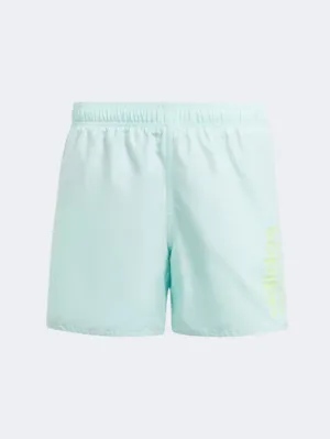 Adidas Essential L Boys Swim Short Aqua/Green Spark