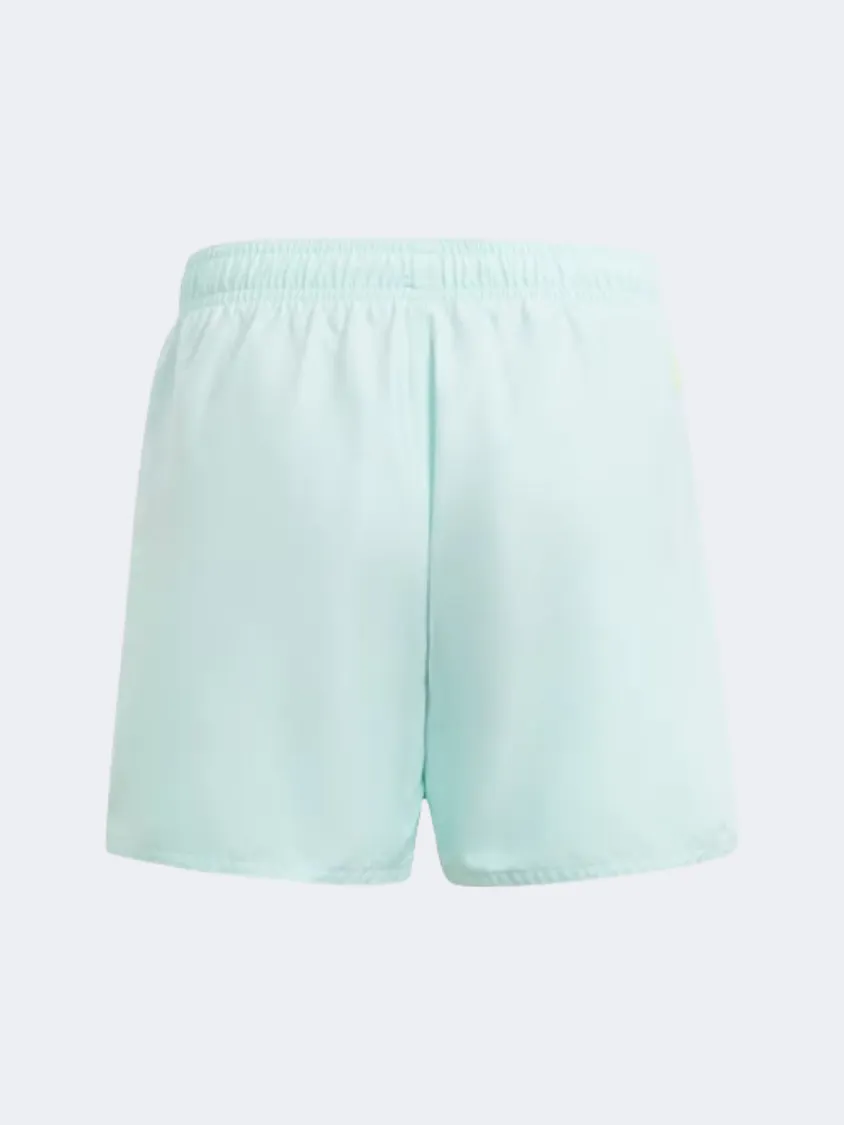 Adidas Essential L Boys Swim Short Aqua/Green Spark