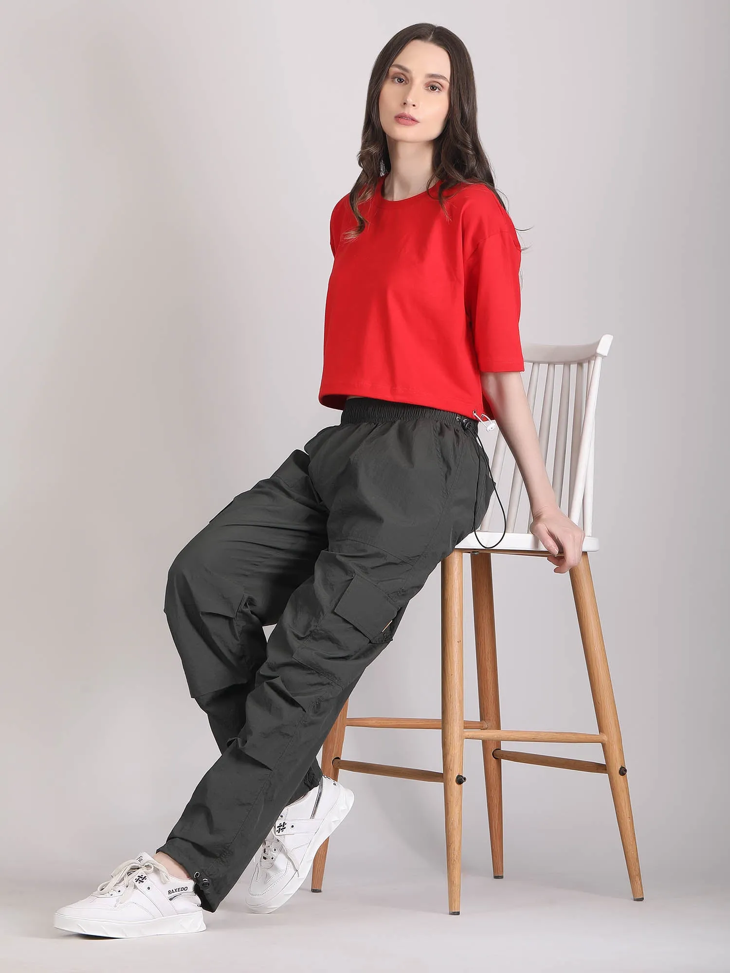 Baggy parachute cargo pants