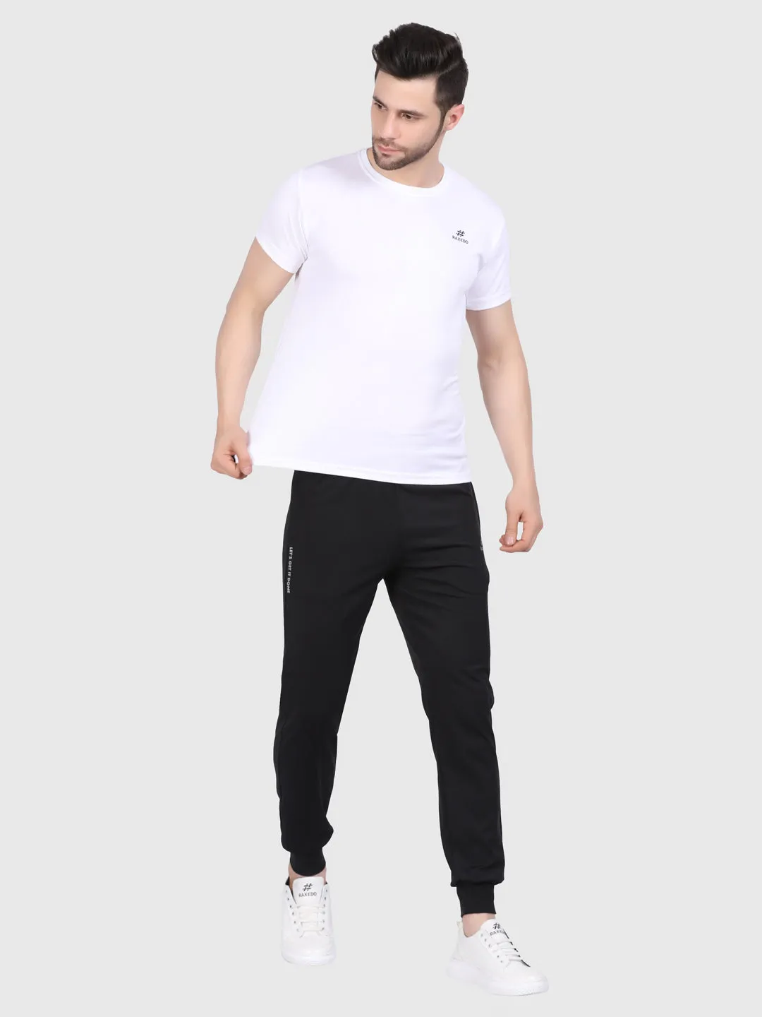 black and white t shirt mens