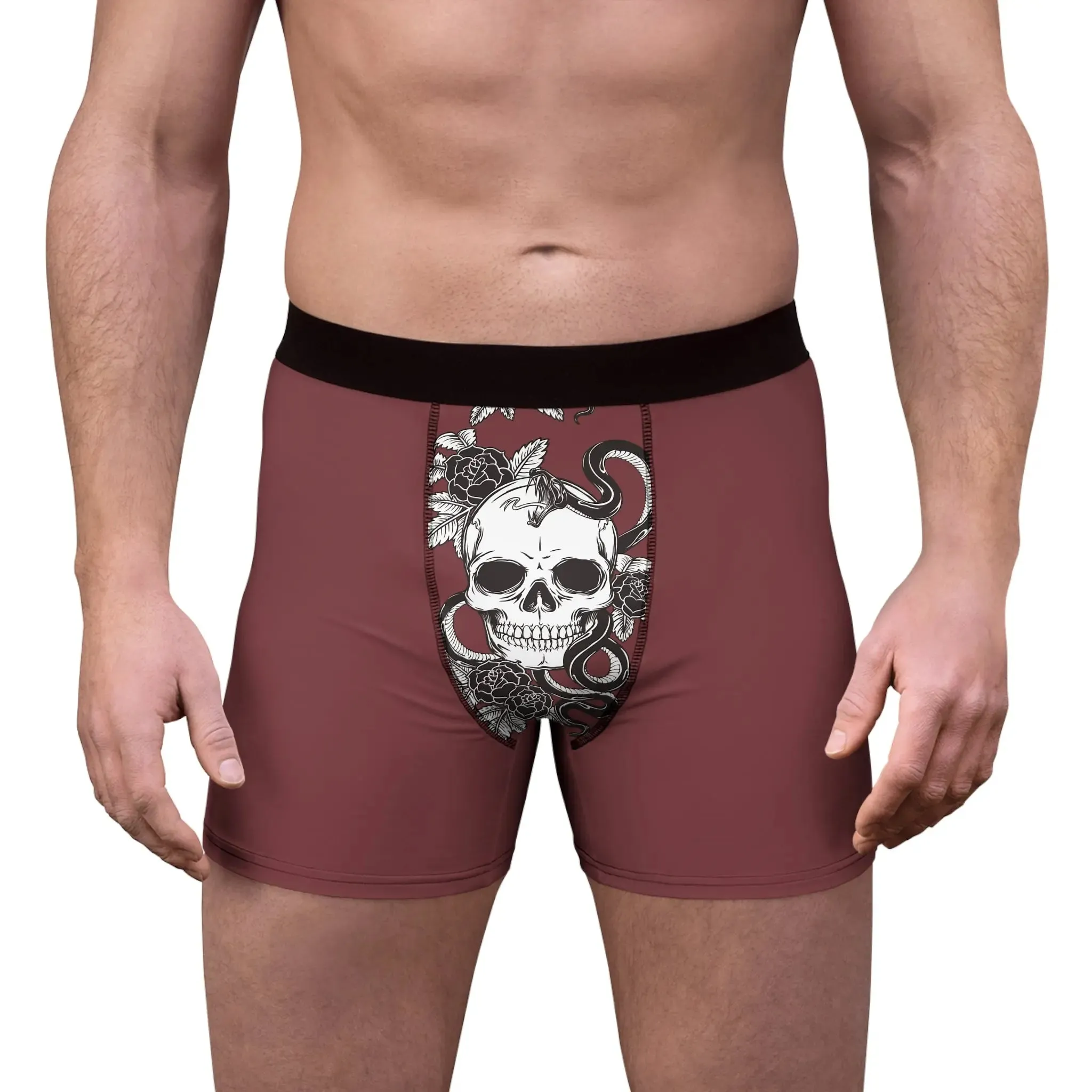 Boxer Briefs Men's Skulled