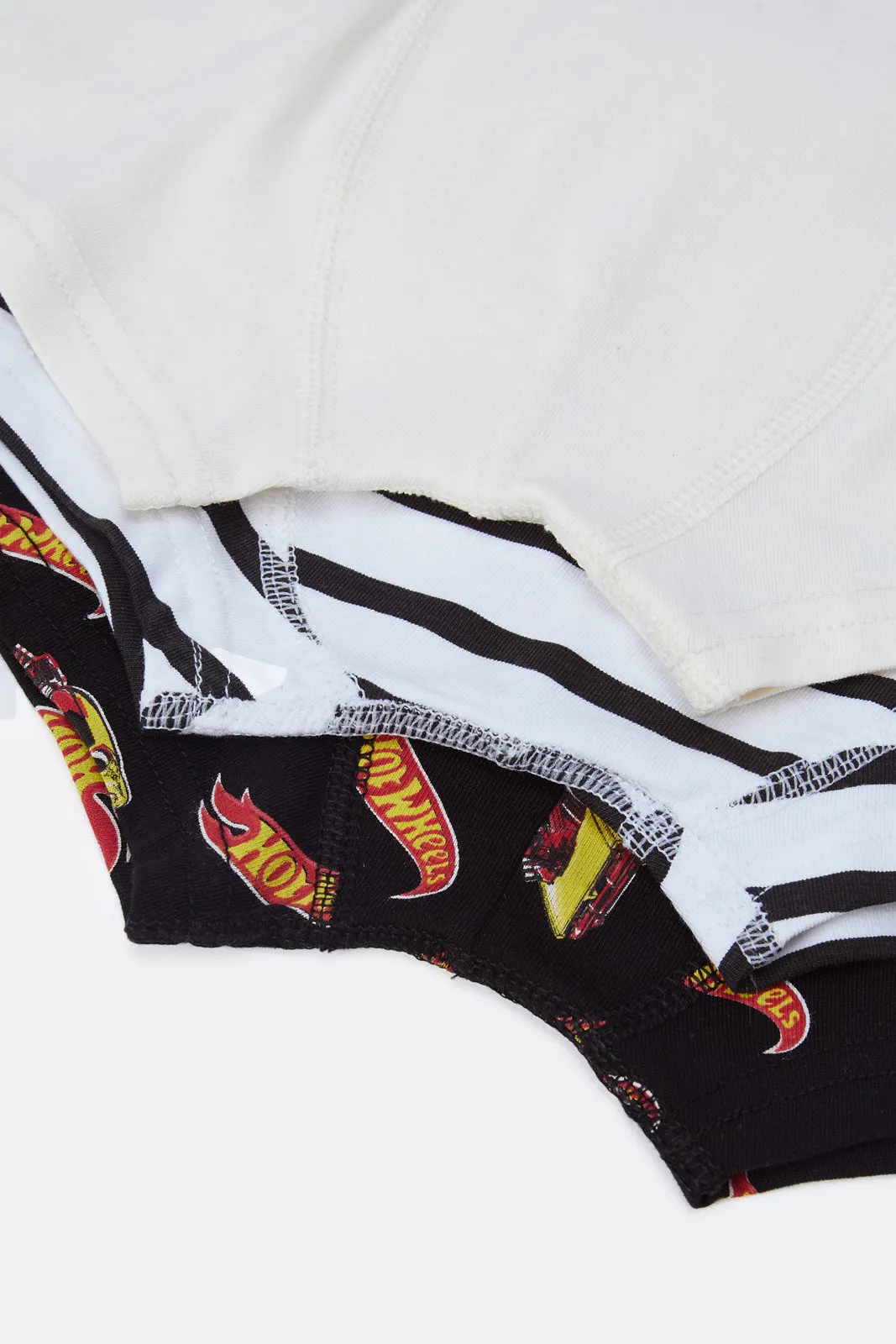 Boys Hot Wheels Printed Boxer Brief Pack (3 Piece)