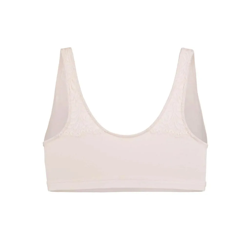 Champagne Pullover Bra - Organic Cotton & Silk