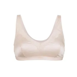 Champagne Pullover Bra - Organic Cotton & Silk