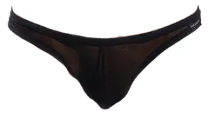 Cocksox Mesh Enhancing Pouch Thong Black