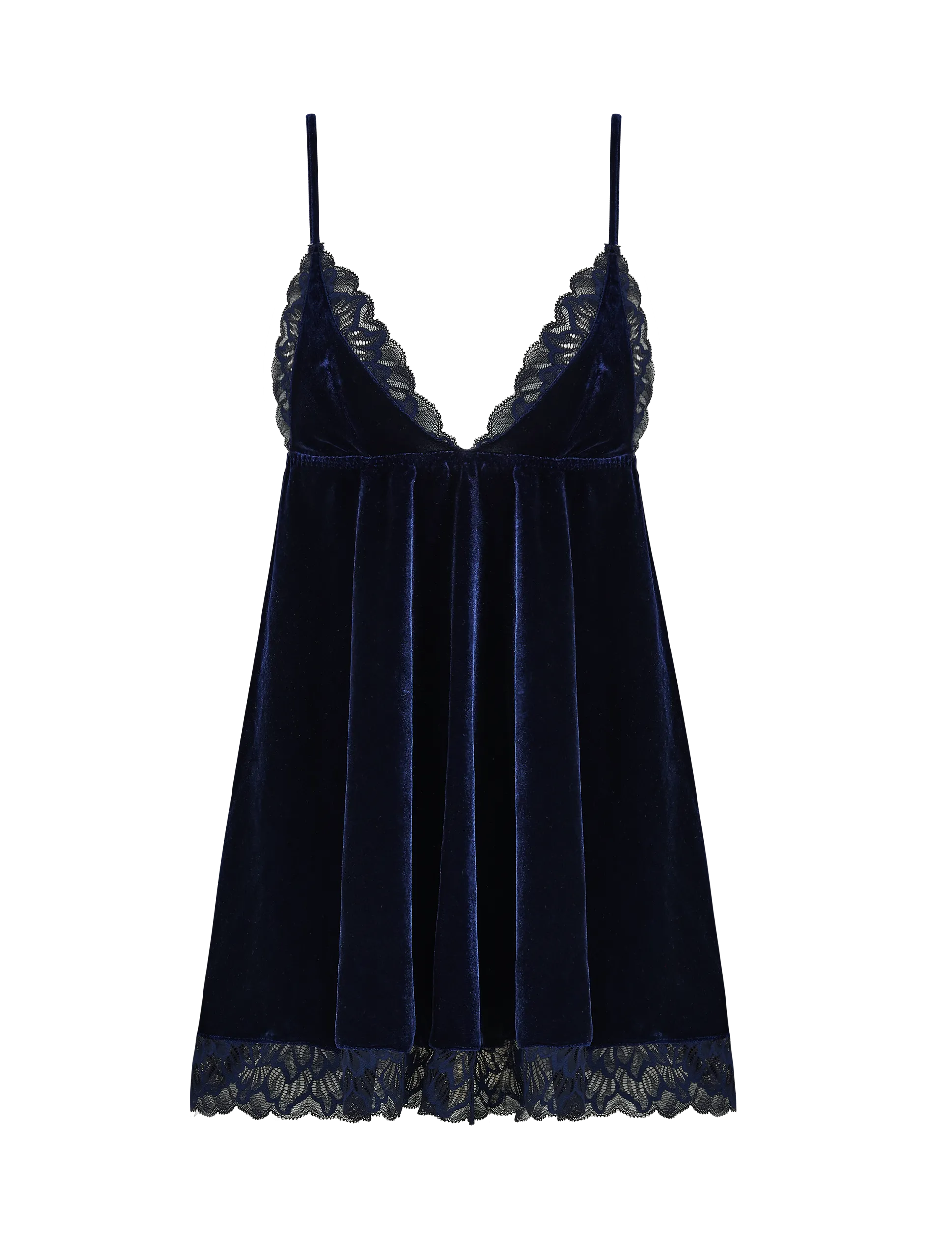 Coco de Mer Azzurra Babydoll in Sapphire