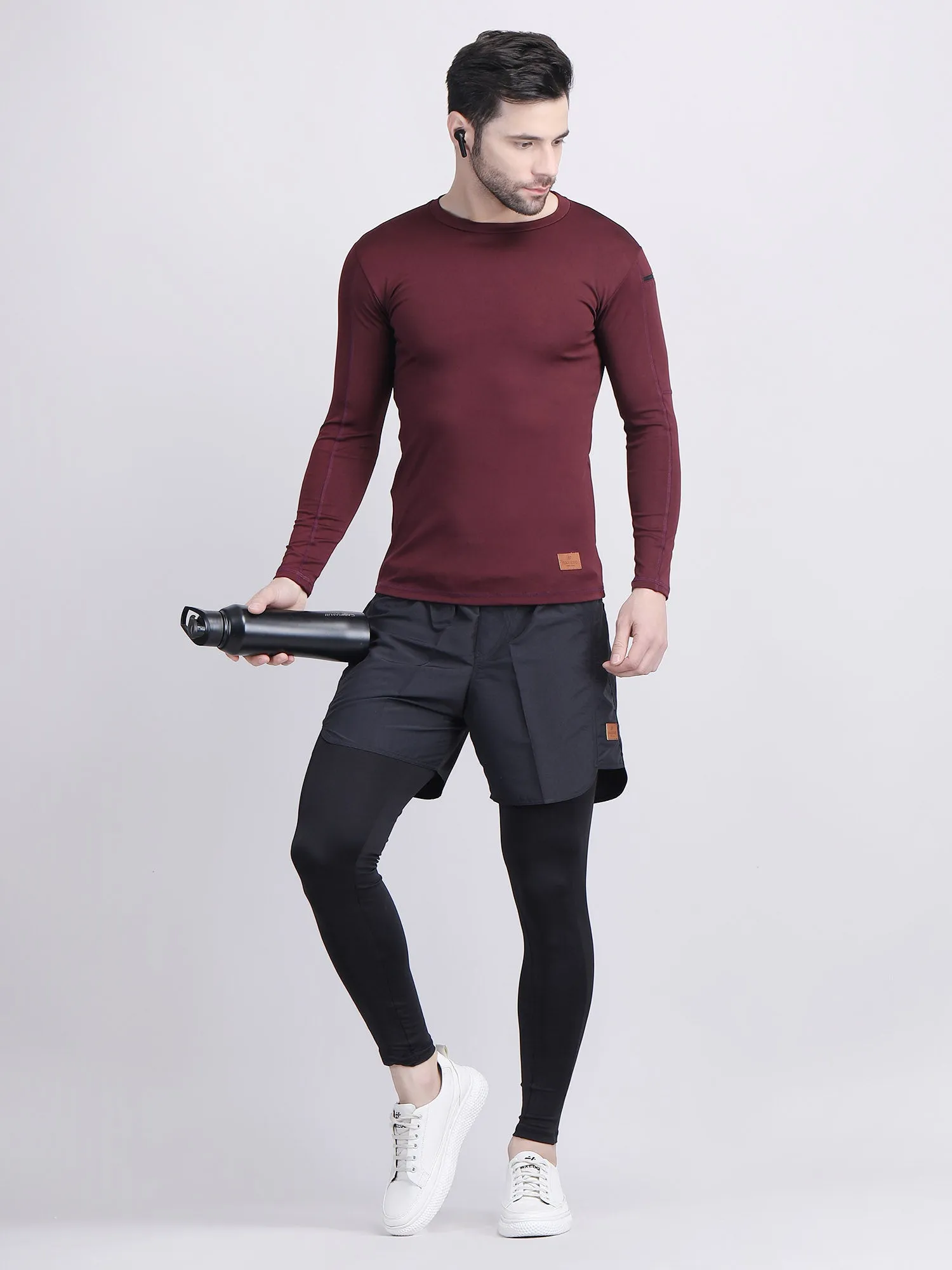 compression t shirt full sleeve - gym compression t shirt