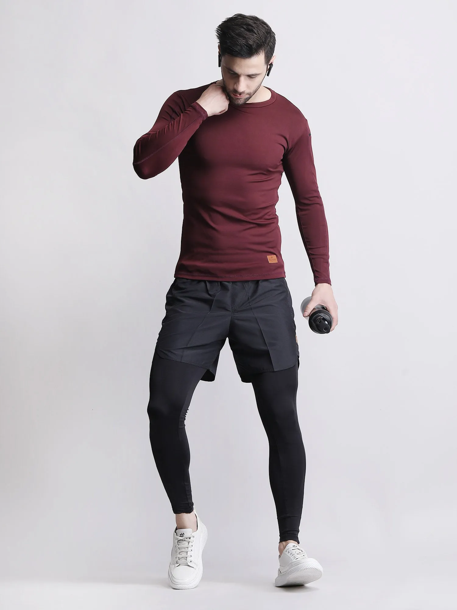 compression t shirt full sleeve - gym compression t shirt