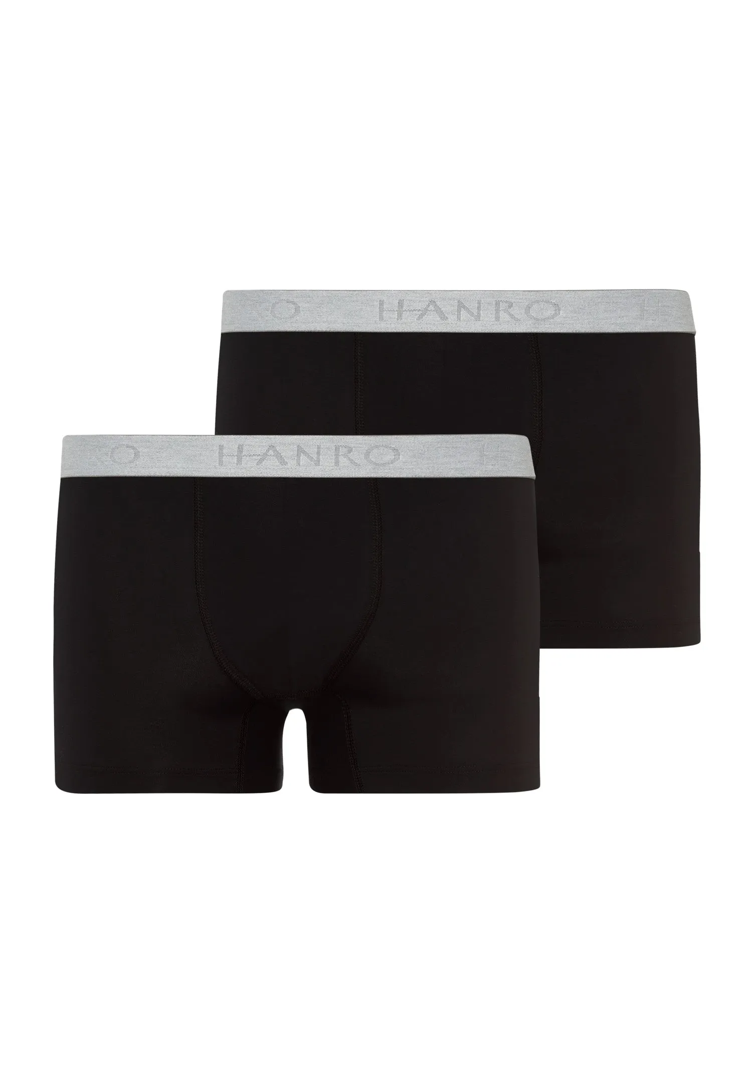 Cotton Essentials 2-Pack Cotton Boxer Briefs | Black 73078-019