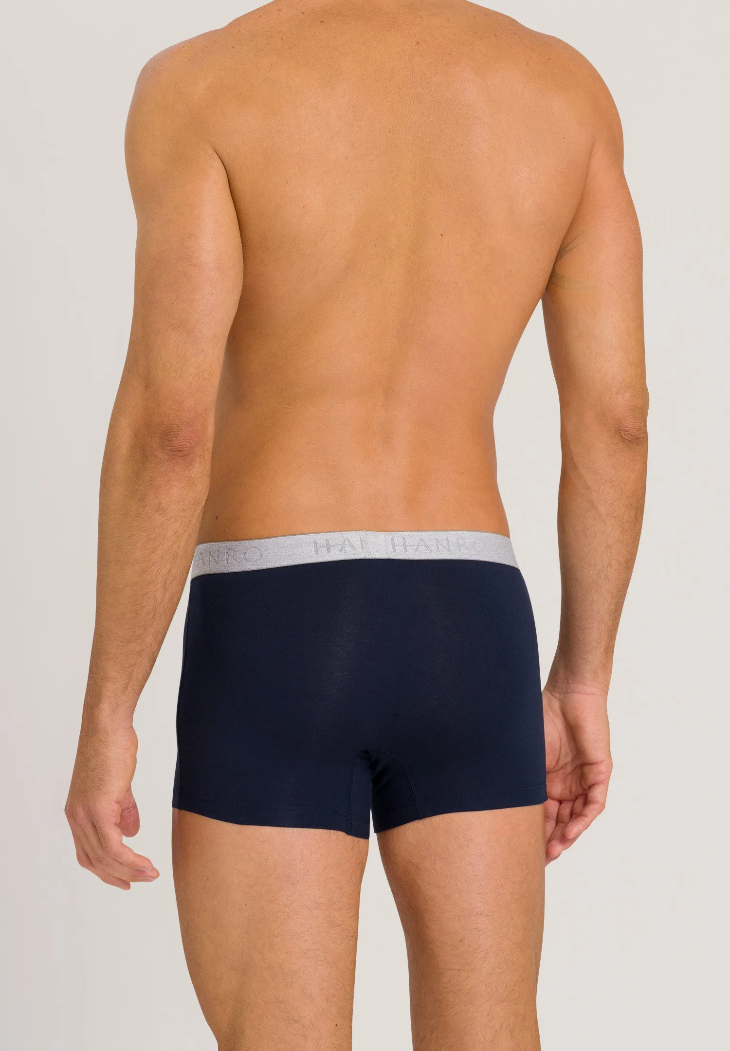 Cotton Essentials 2-Pack Cotton Boxer Briefs | Lt Melange/Deep Navy 73078-2399