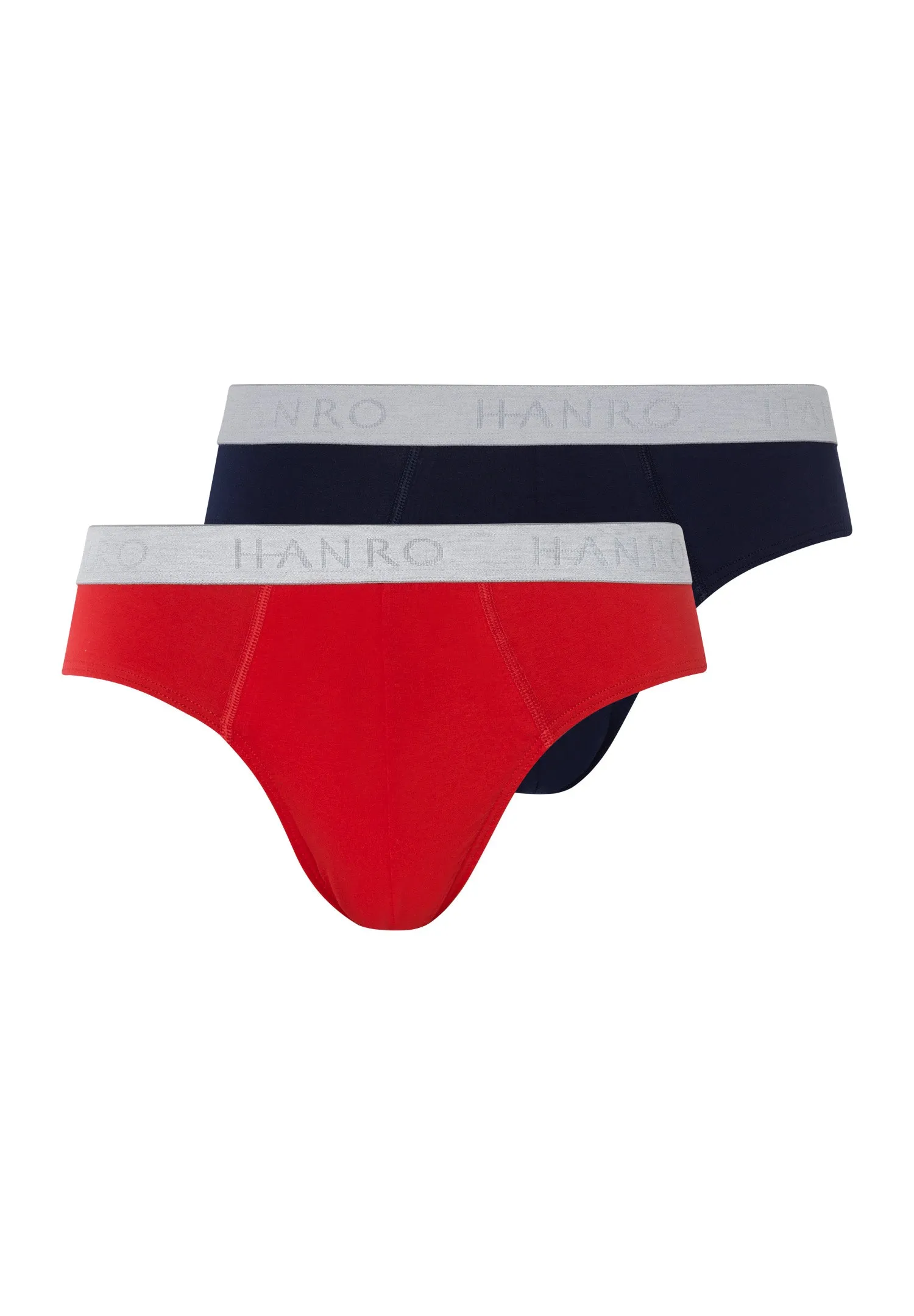 Cotton Essentials 2-Pack Cotton Briefs | Deep Navy/ Bright Red 73075-2896