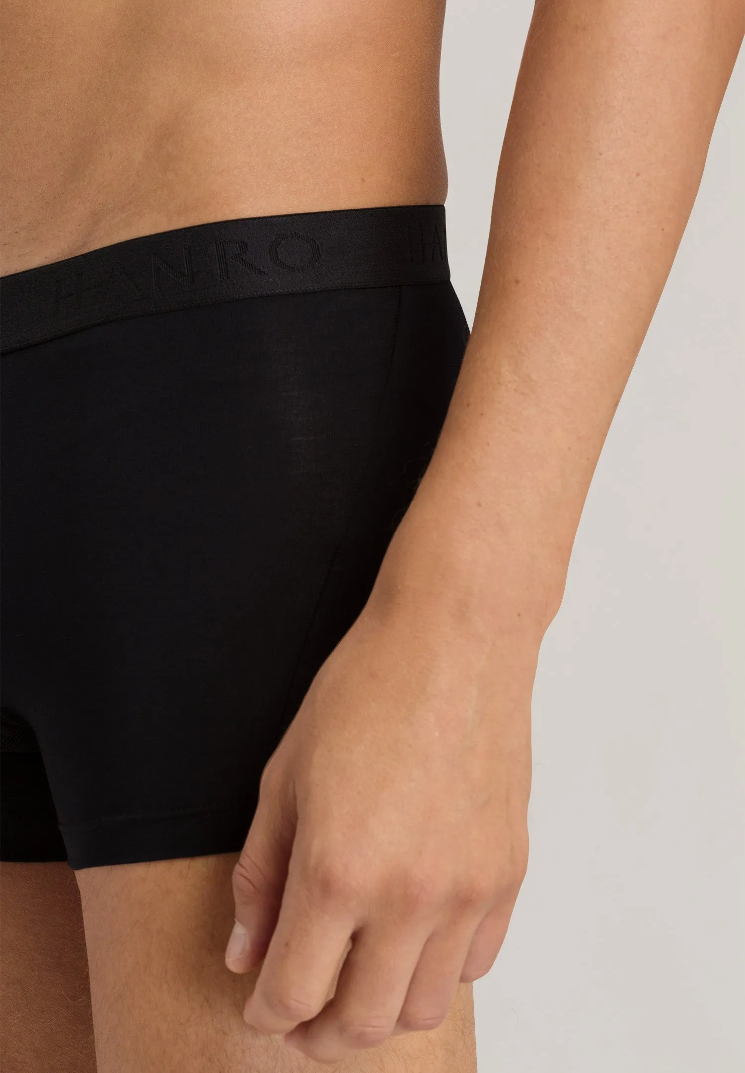 Cotton Essentials Cotton Boxer Brief | All Black 73102-0900