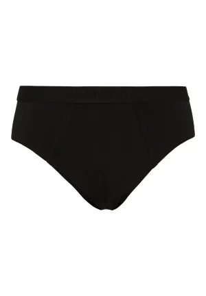 Cotton Essentials Cotton Brief | All Black 73101-0900