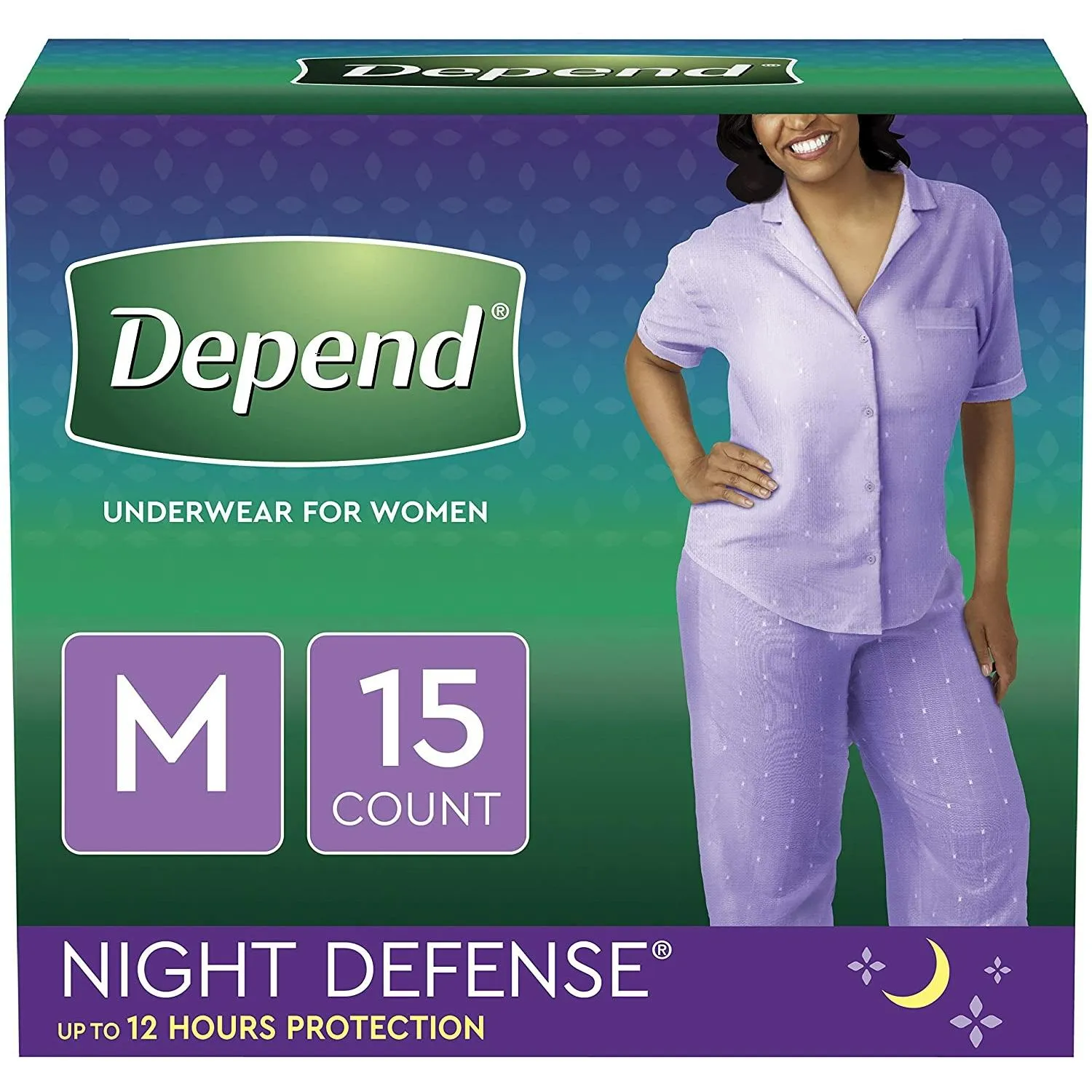 Depends Night Defense Underwear for Women