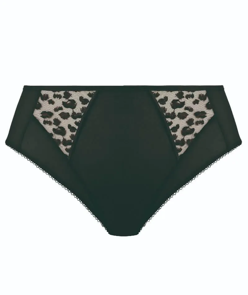 Elomi Namrah High Leg Brief - Jet