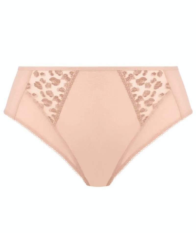 Elomi Namrah High Leg Brief - Pale Blush