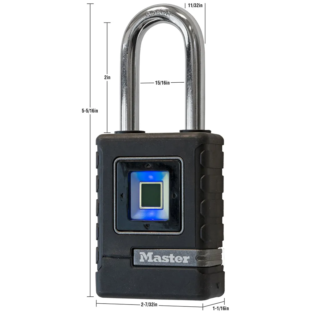 Fingerprint Lock - Heavy Duty Outdoor Biometric Padlock