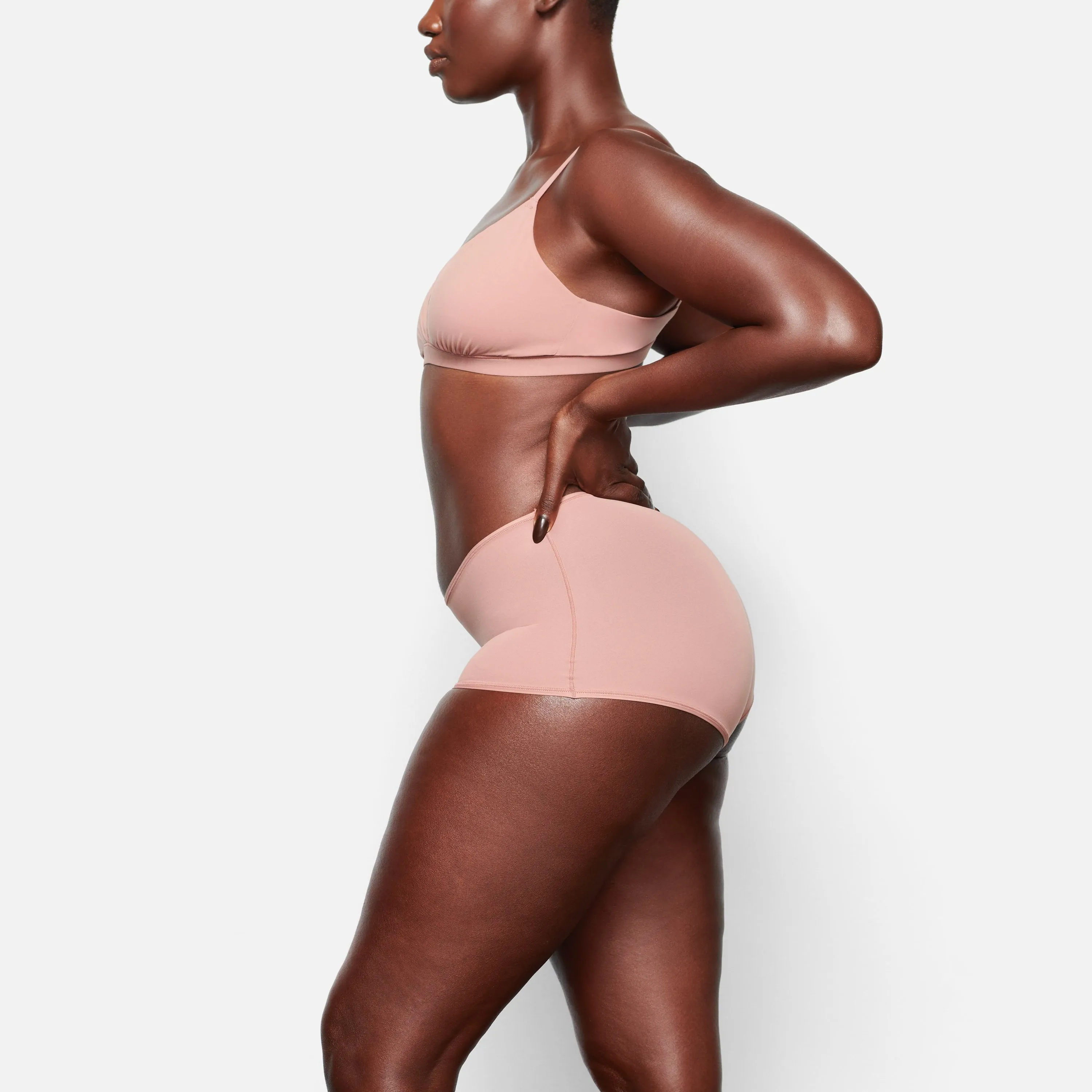 FITS EVERYBODY BOY SHORT | ROSE CLAY