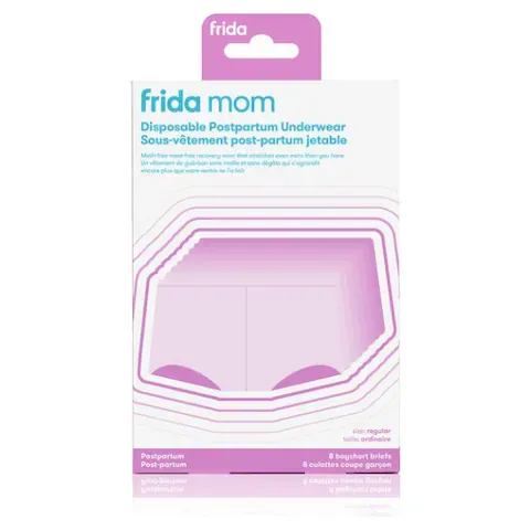 Fridamom Recovery Bundle - Postpartum Underwear, Ice Maxi Pads & Upside Down Peri Bottle