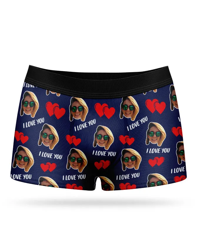 I Love You Valentines Boxers