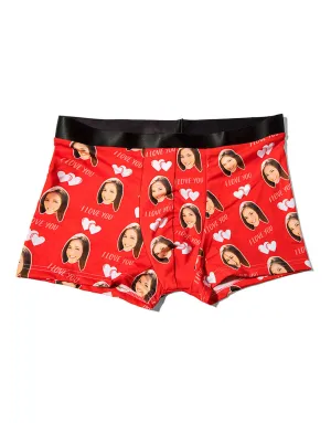 I Love You Valentines Boxers