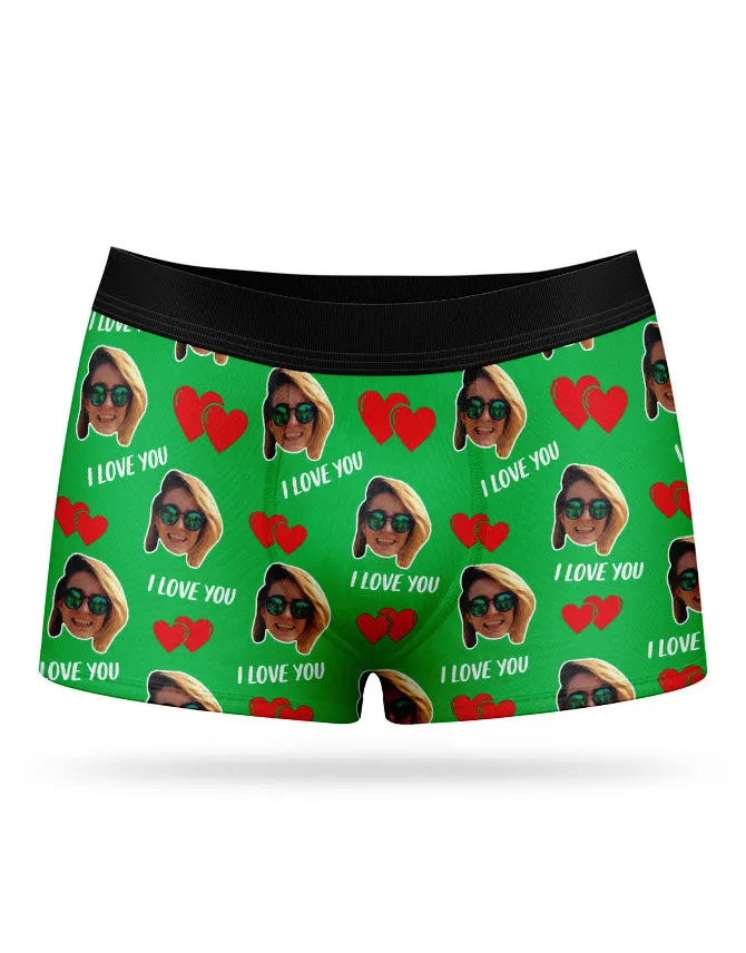 I Love You Valentines Boxers