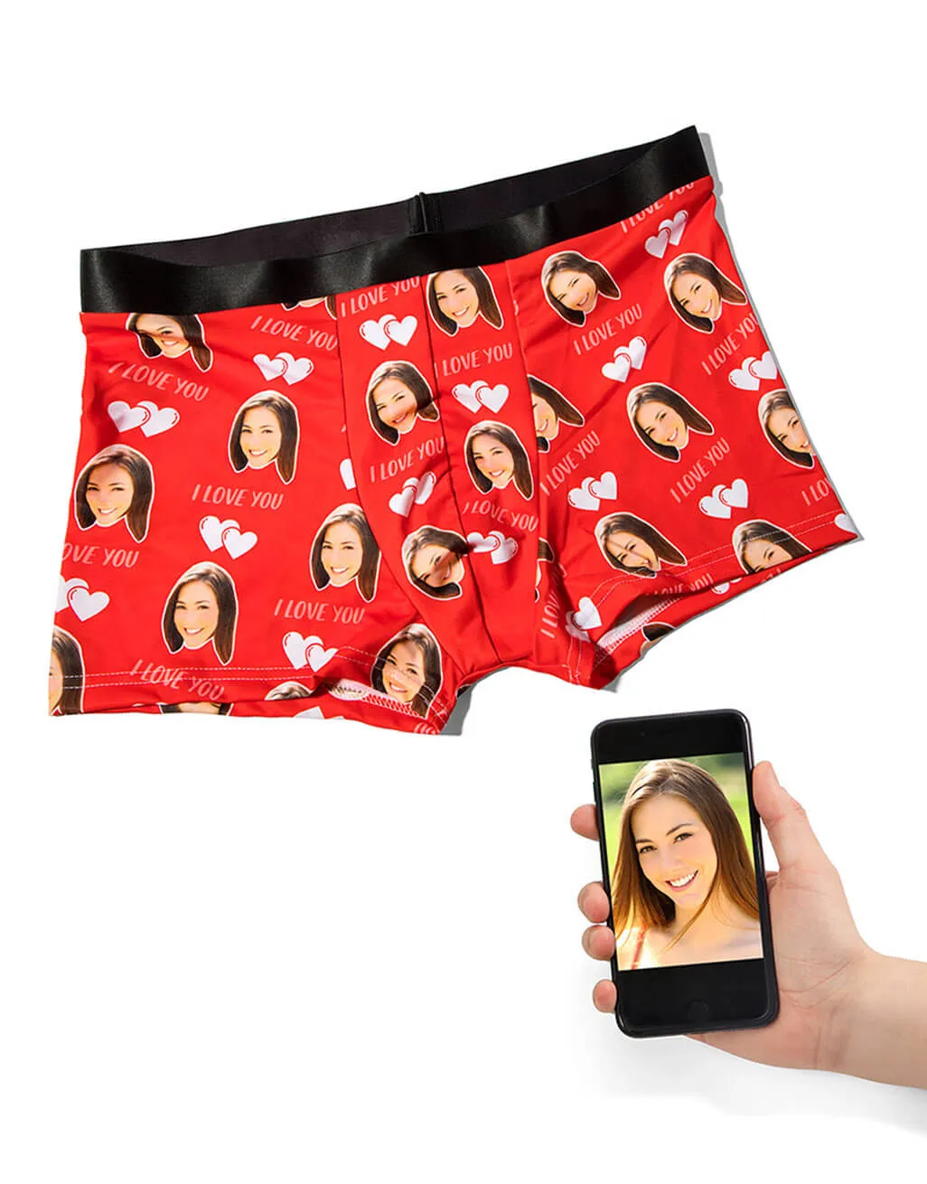 I Love You Valentines Boxers