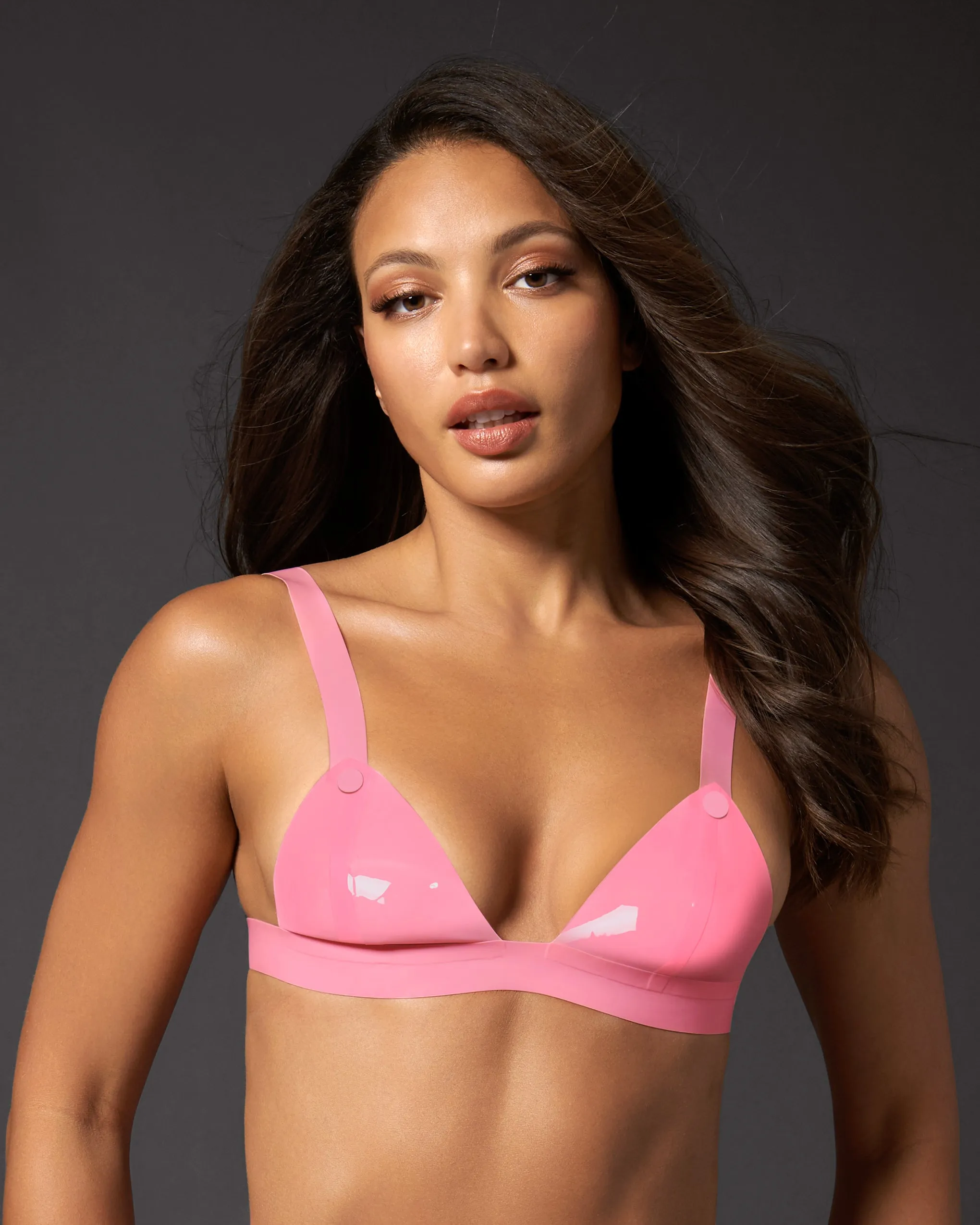 Latex Soft Bra Bubblegum Pink