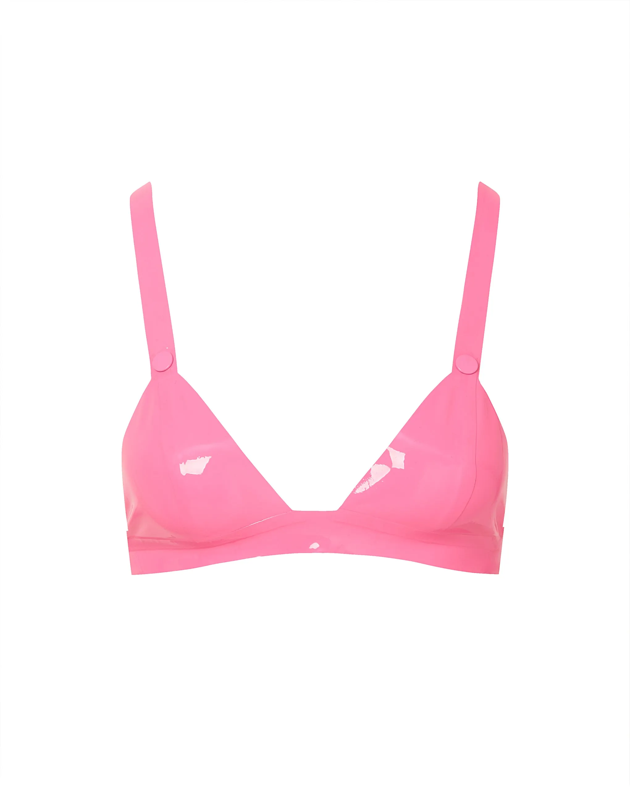 Latex Soft Bra Bubblegum Pink