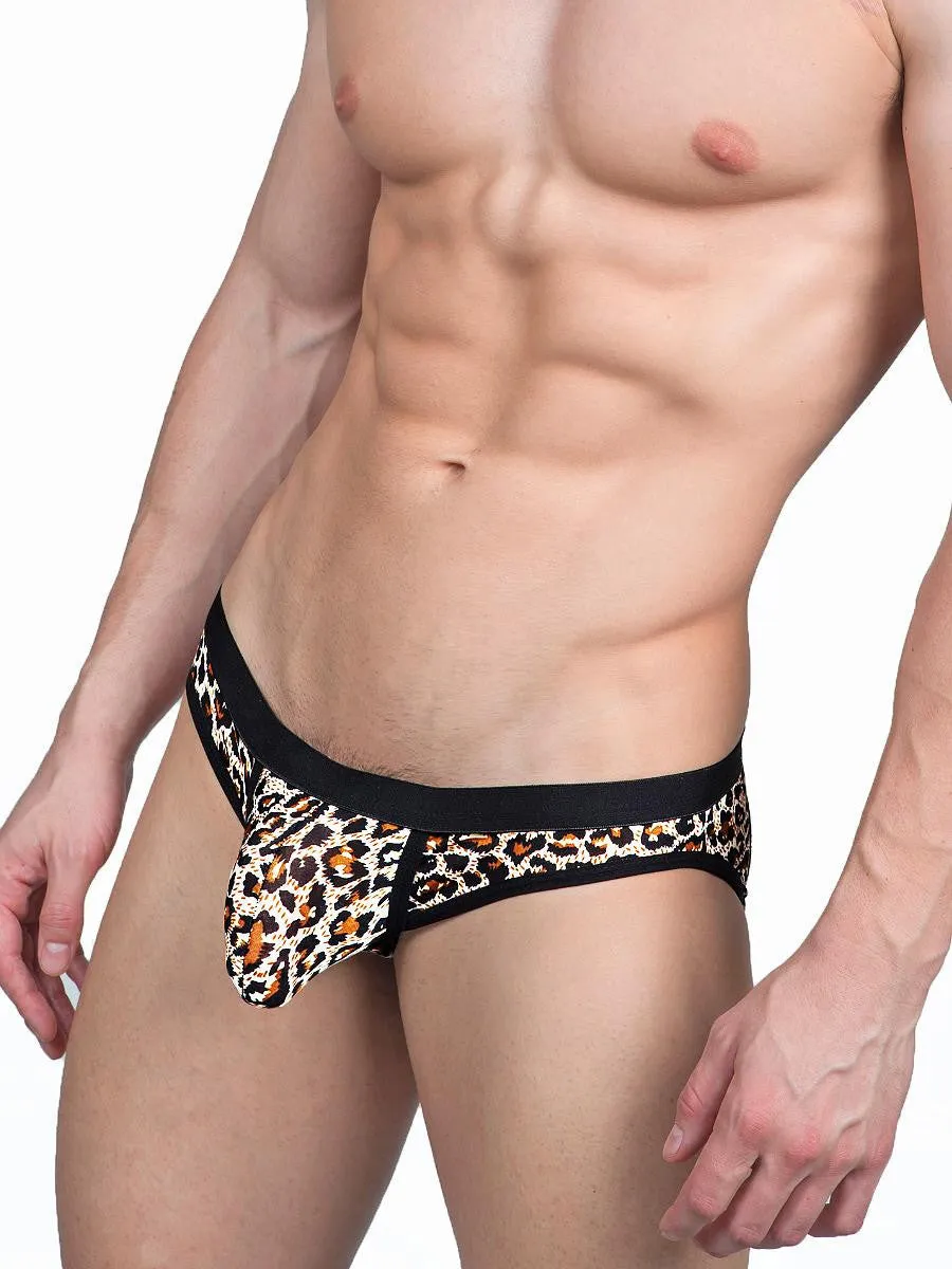 Leopard Jock Brief