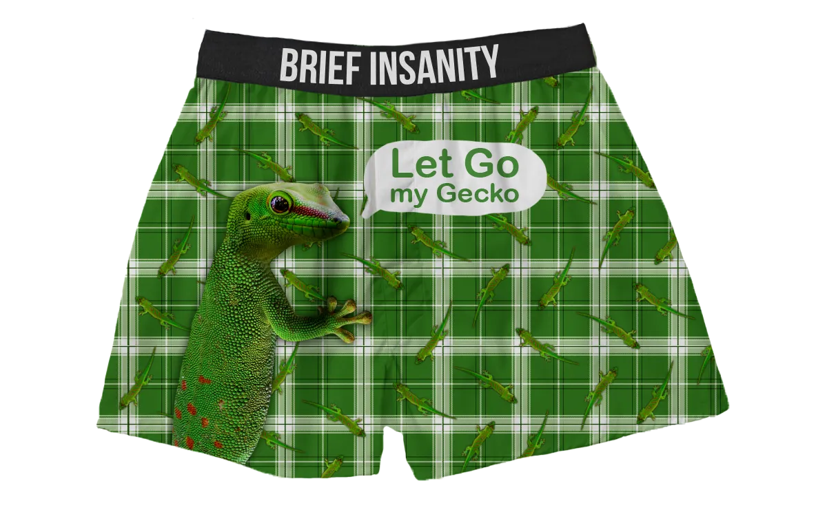 Let Go My Gecko Boxer Shorts