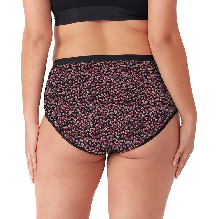 Love Luna Period Cotton Full Briefs and Bikini Brief in Leopard Mocha