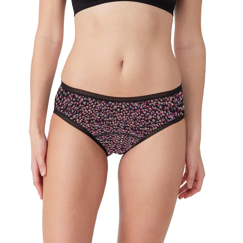 Love Luna Period Cotton Full Briefs and Bikini Brief in Leopard Mocha