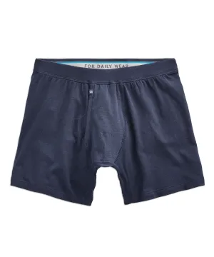 Mack Weldon Silver Boxer Brief in Navy