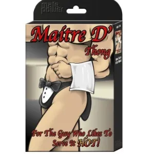 MaitreD Thong Novelty Underwear