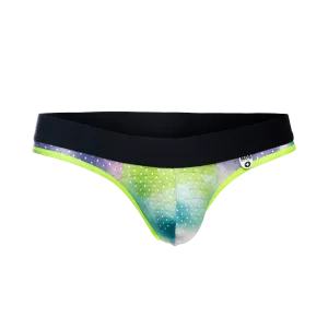 Male Basics MOB Men's Aero Jock Green Tie Dye