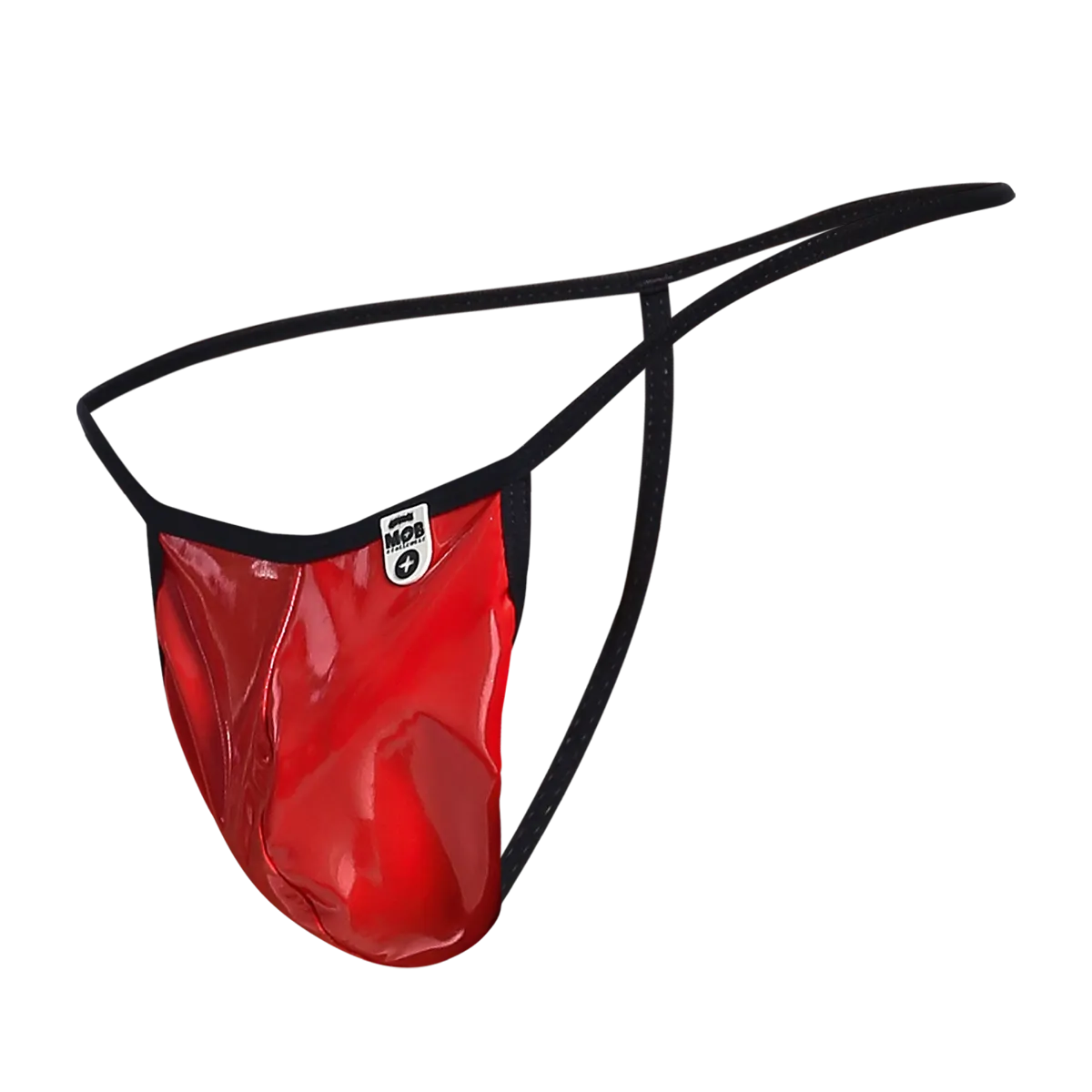 Male Basics Mob Men's Sexy Sheer T Back Thong Red Mirror