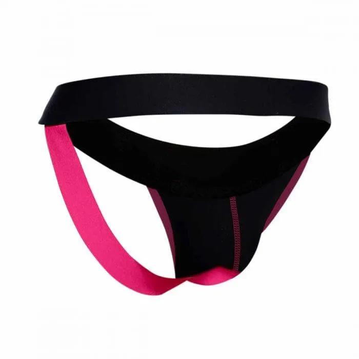 Male Basics Mob Neon Jockstrap Coral