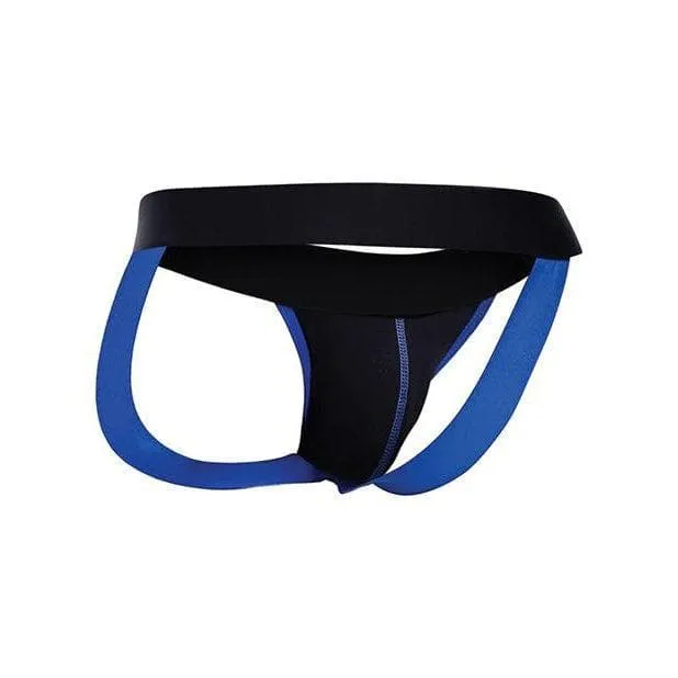 Male Basics Mob Neon Jockstrap Royal Blue