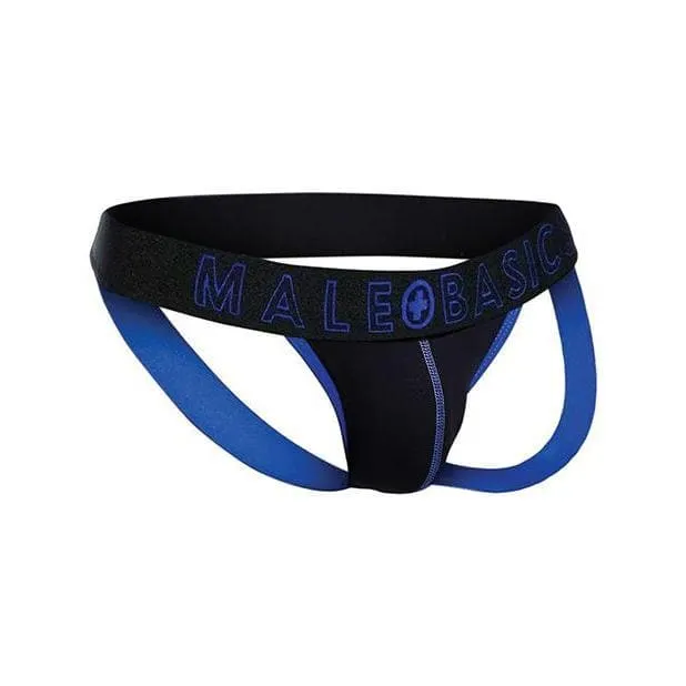 Male Basics Mob Neon Jockstrap Royal Blue