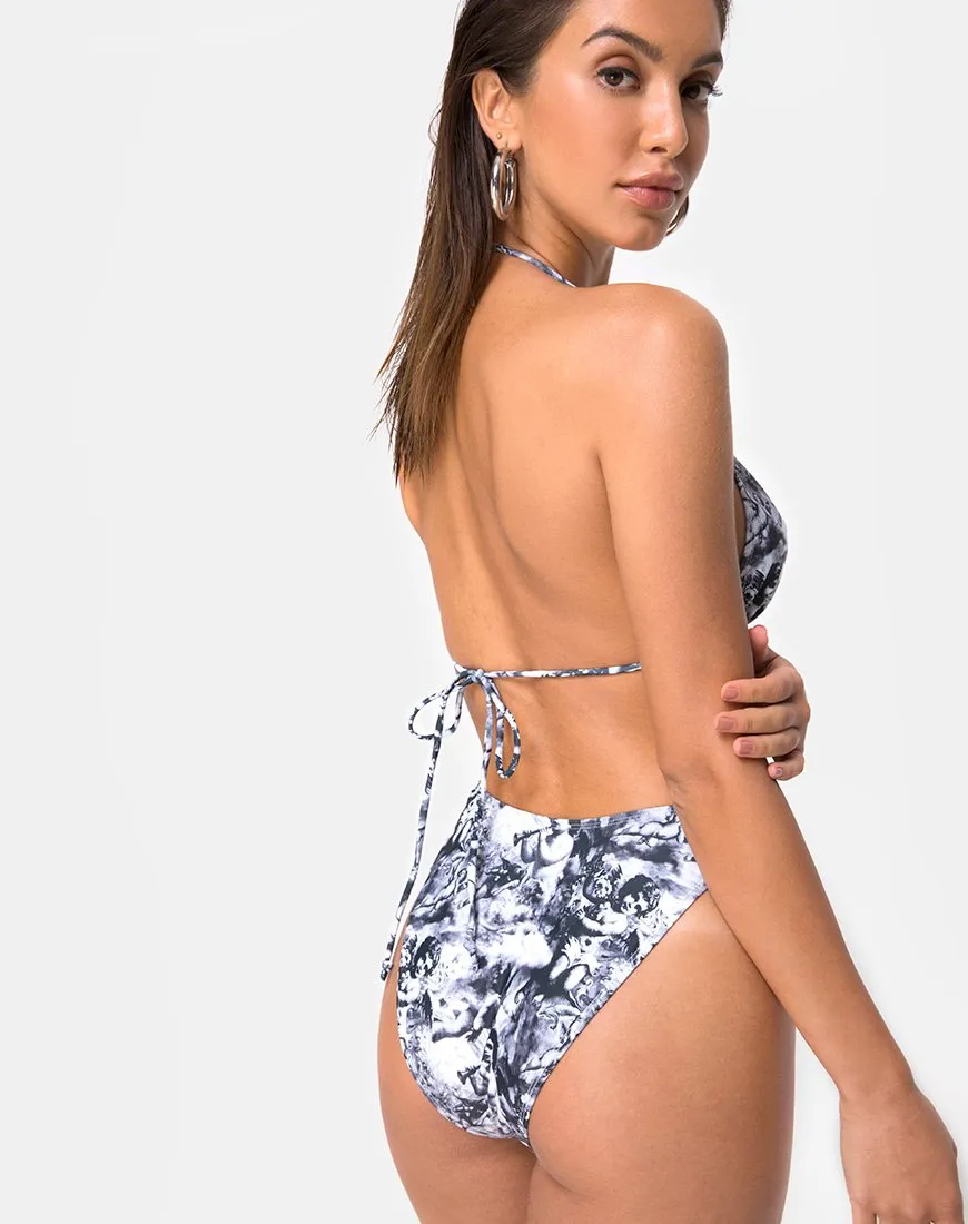 Meeka Bikini Bottom in Cherub Grey