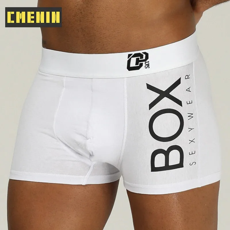 Men Underwear Boxer Shorts Mens Cotton Boxershorts Boxer Underwear Breathable Long Trunks