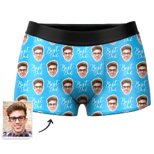 Men's Custom Best Dad Boxer Shorts