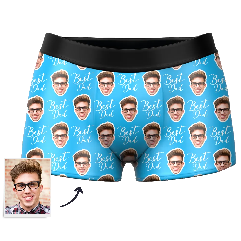 Men's Custom Best Dad Boxer Shorts