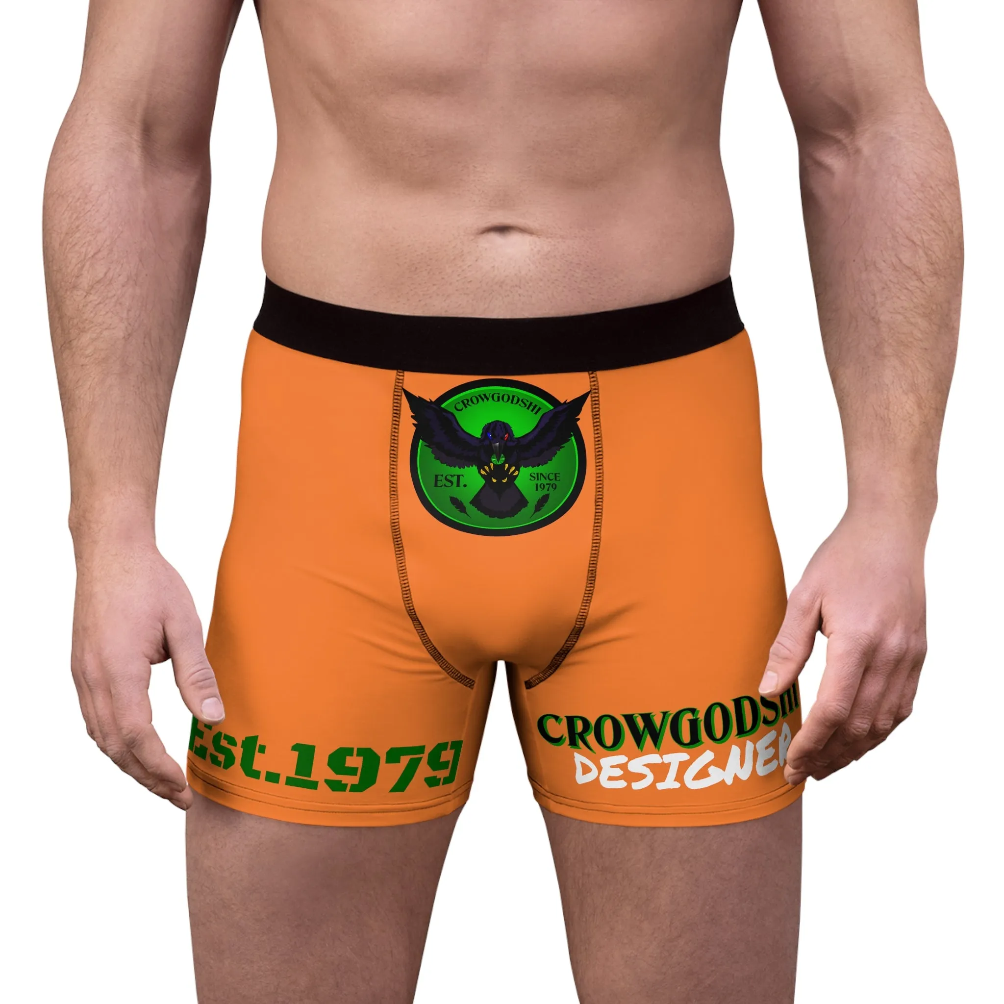 Men's Light Orange CD Est.1979 Boxer Briefs