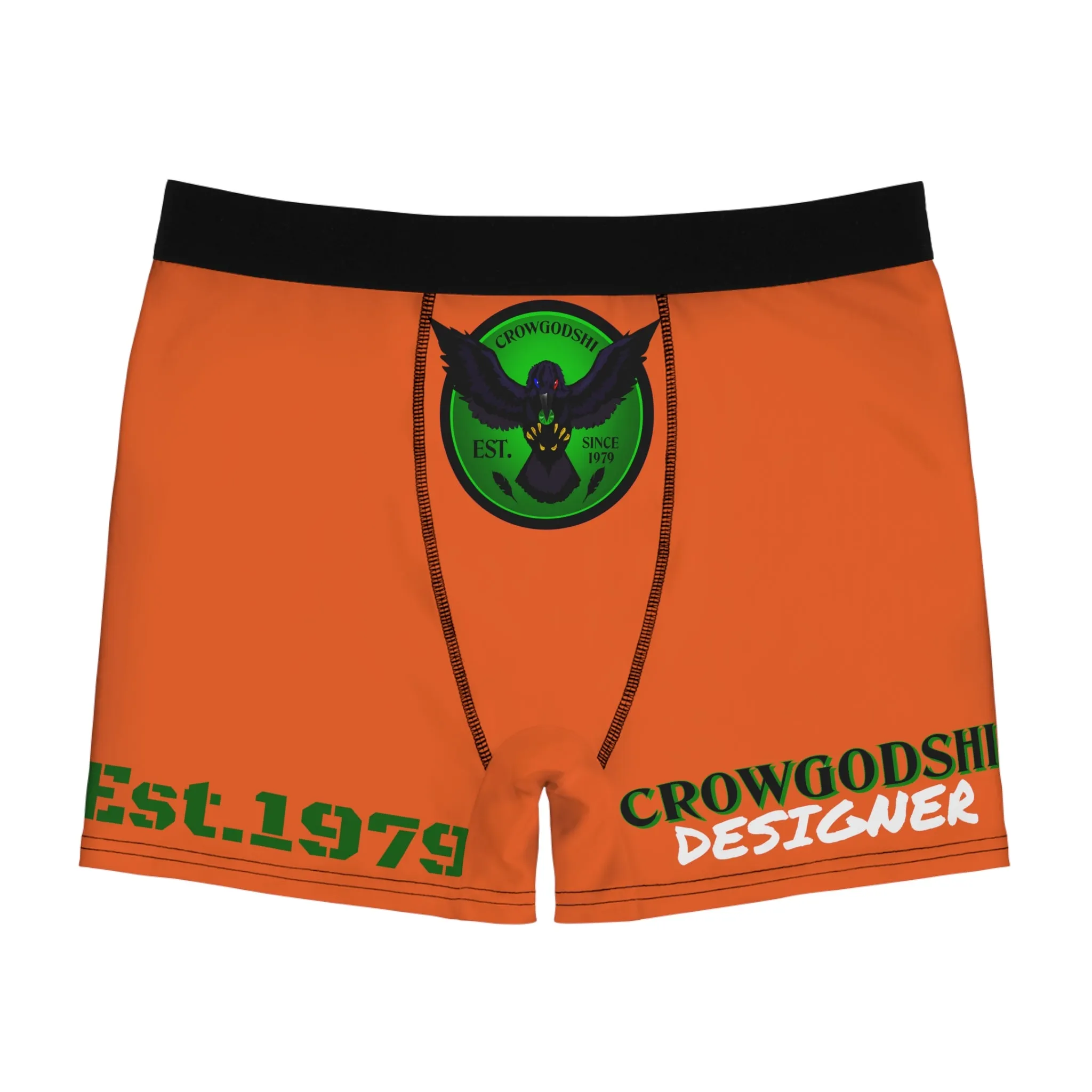 Men's Orange CD Est.1979 Boxer Briefs