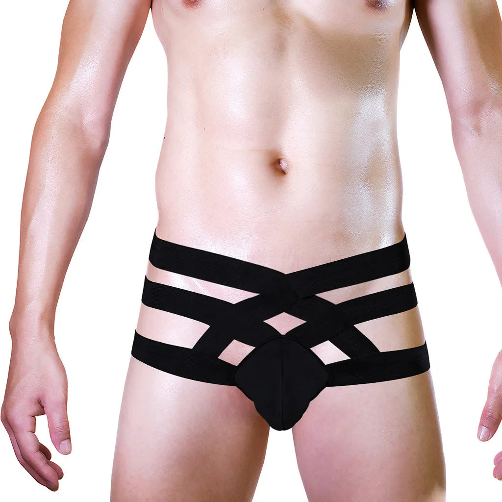 Men's Sexy High Waist G-string Brief